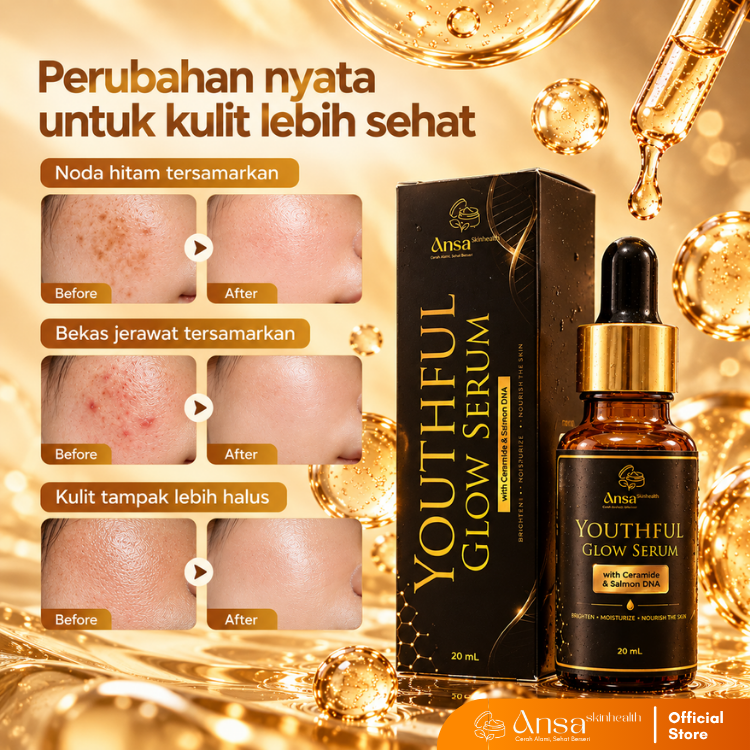 Youthful Glow Serum with Ceramide & Salmon DNA 20ml