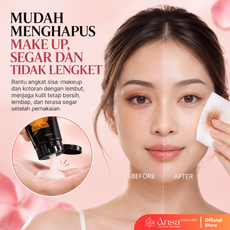 Blooming Rose Milk Cleanser with Vit E & Hazel 100ml